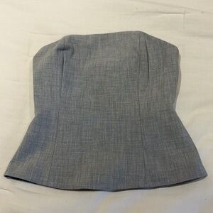 Babaton Charcoal Strapless Top